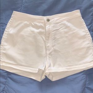 High waisted Shorts American apparel white size L